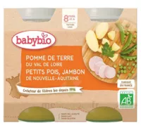 Babybio Pot Pomme De Terre Petits Pois Jambon à Pessac