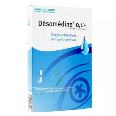 Desomedine 0,1 % Collyre Sol 10fl/0,6ml à Pessac