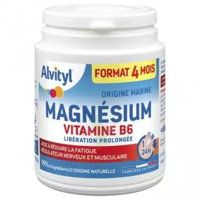 Acheter Alvityl Magnésium Vitamine B6 Libération Prolongée Comprimés LP Pot/120 à Pessac