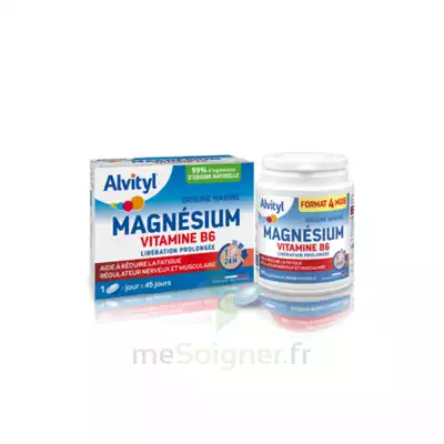 Alvityl Magnésium Vitamine B6 Libération Prolongée Comprimés Lp B/45 à Pessac